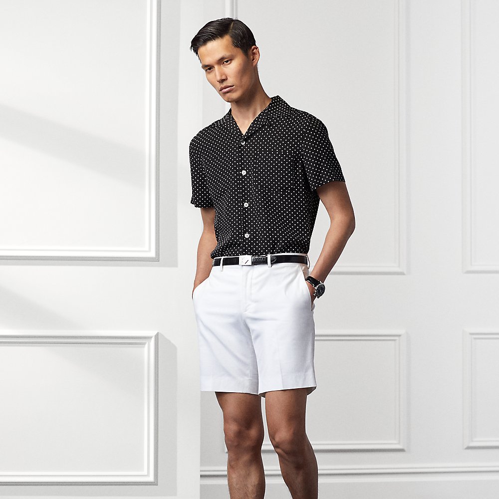 Straight-Fit Stretch-Chinoshorts von Purple Label