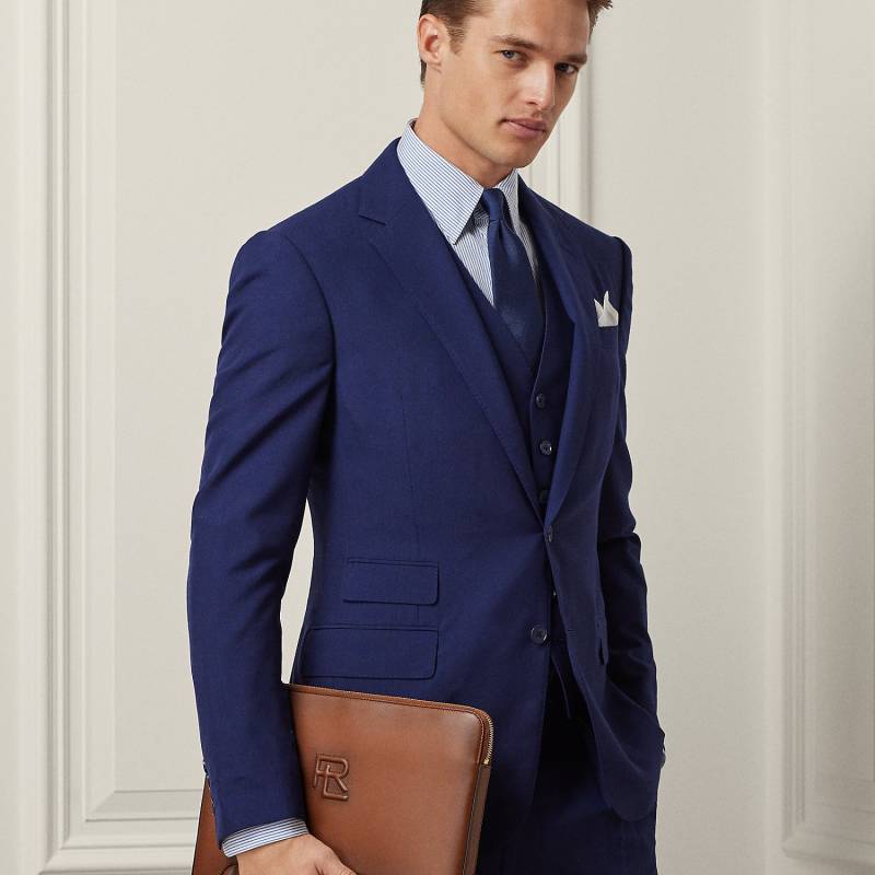 Techniktasche aus poliertem Kalbsleder von Purple Label