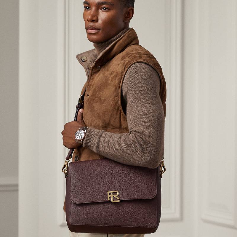 Umhängetasche RL aus Kalbsnarbenleder von Purple Label