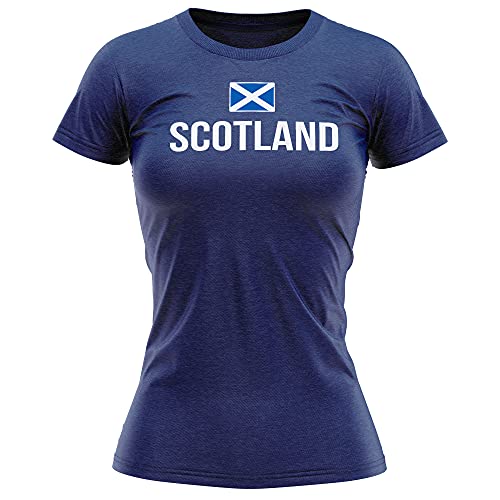 Purple Print House Schottland-Fußballtrikot für Damen, Schottland-Flagge, Fußball-T-Shirt – Fußball-Land, europäisches schottisches Turnier, Geschenke für sie – einzigartiges Fußball-Top Gr. M, navy Purple Print House Schottland-Fußballtrikot für Damen, Schottland-Flagge, Fußball-T-Shirt – Fußball-Land, europäisches schottisches Turnier, Geschenke für sie – einzigartiges Fußball-Top Gr. M, navy von Purple Print House