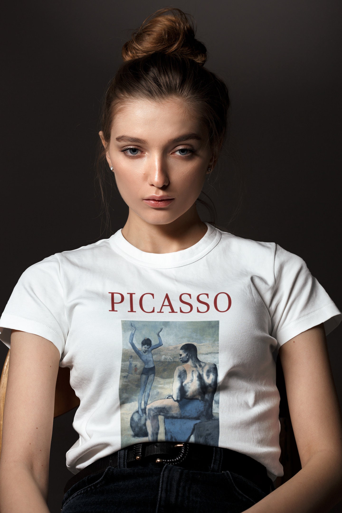 Girl On The Ball T Shirt Picasso - Premium Qualität 1903 von PurpleBananaCo