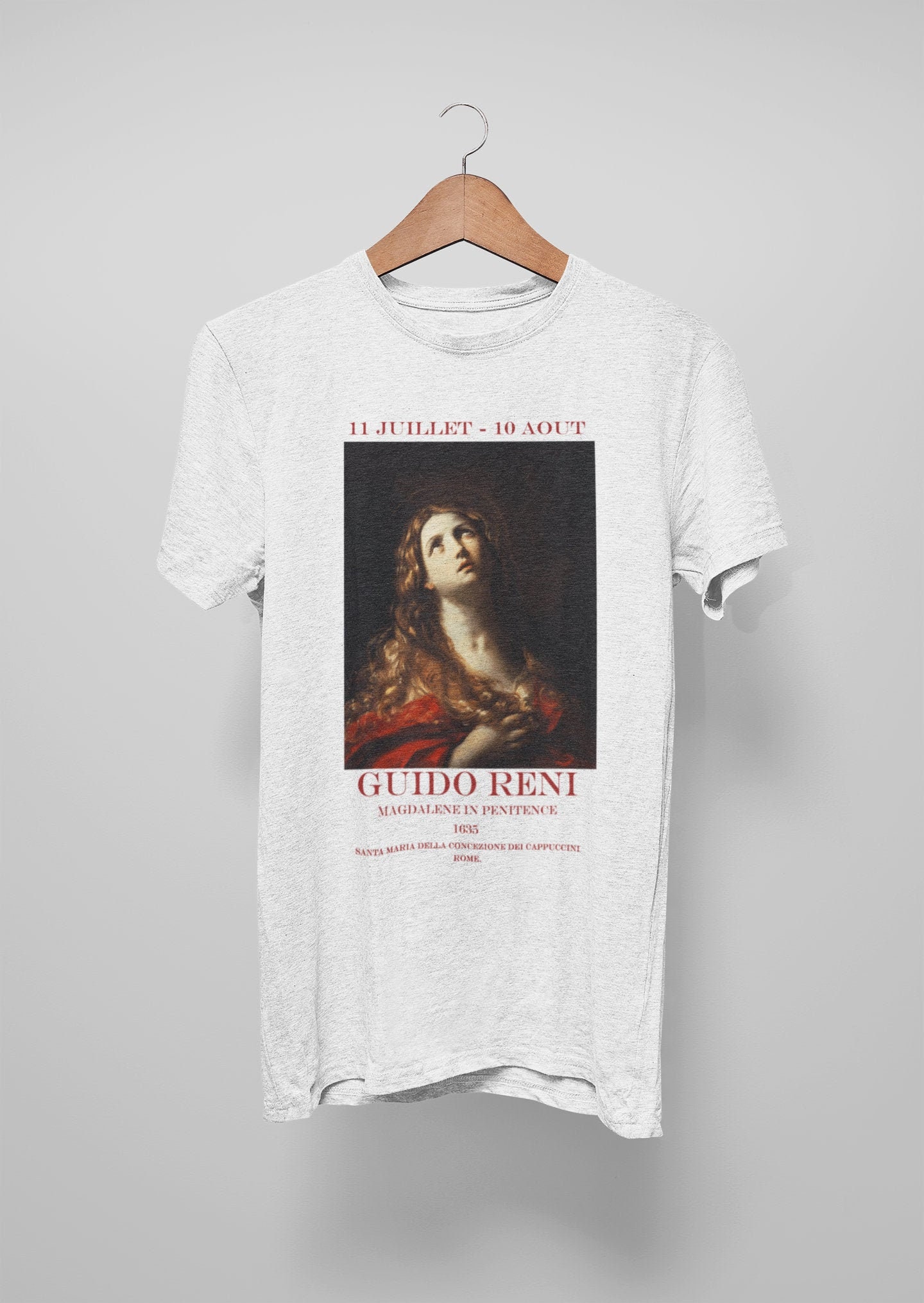 Magdalene in Buße Guido Reni T-Shirt - Premium Qualität Barock Strozzi Caravaggio Carracci Magdalene in Buße Guido Reni T-Shirt - Premium Qualität Barock Strozzi Caravaggio Carracci von PurpleBananaCo