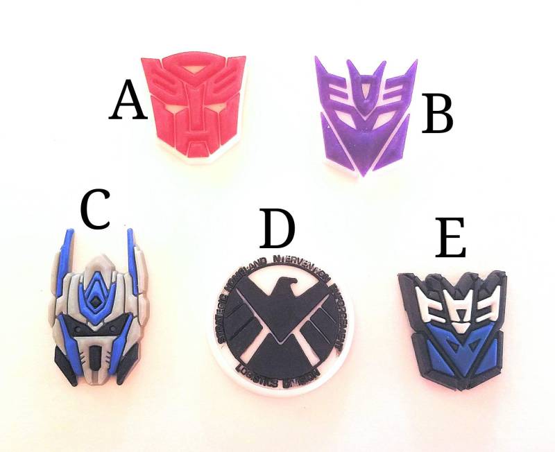 Hörgeräte-Röhren-Schmuckstücke Oder Cochlear Cuties Transformer Inspirierte Cartoon-Charaktere Bitte Wählen Sie Menge 2 Für Ein Paar von PurpleCatAidCharms