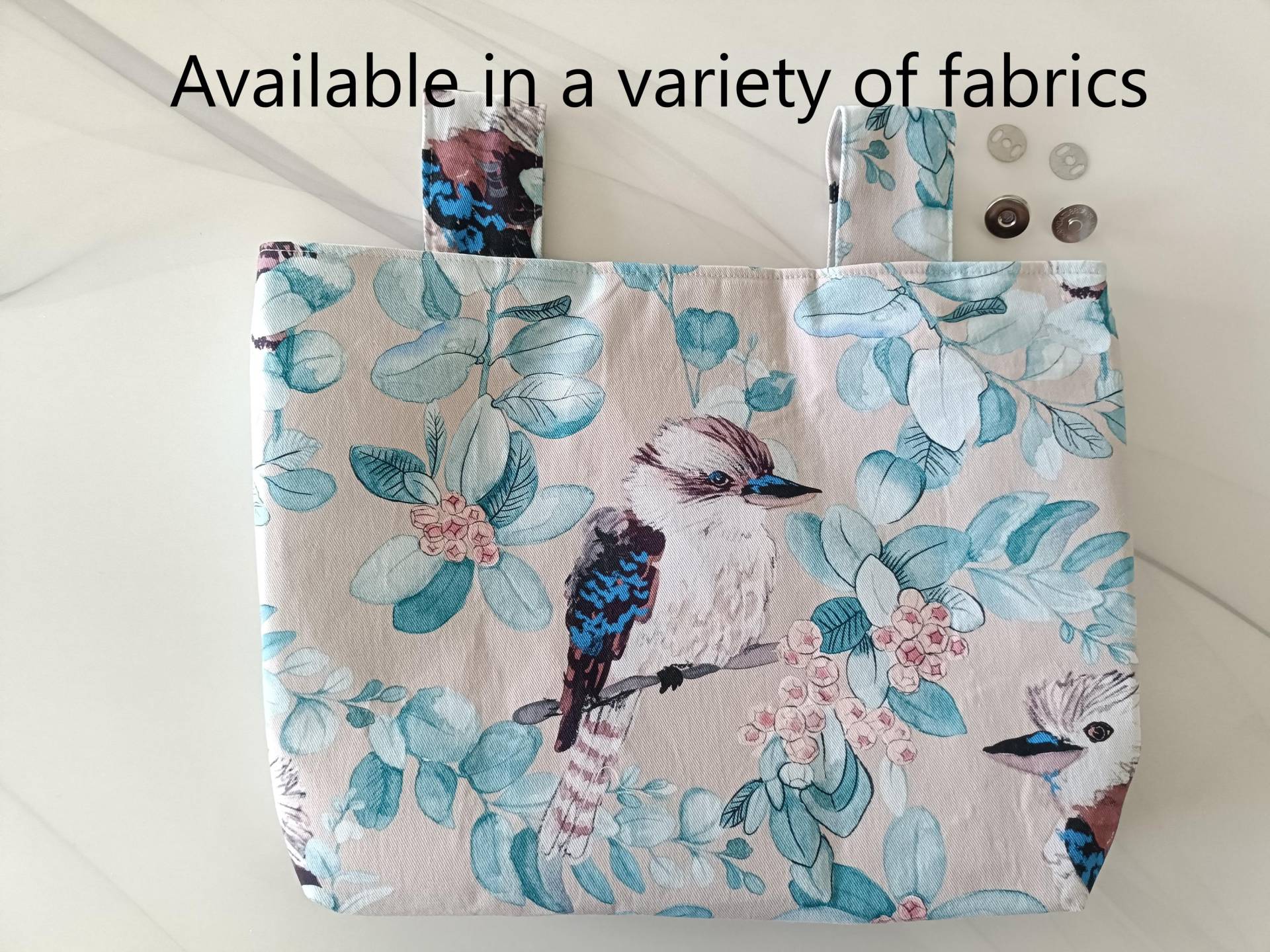 Blumige Kinderwagentasche Mit Magnetverschluss Kinderwagen-Organizer von PurpleChilliDesigns