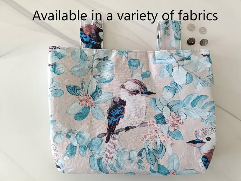 Blumige Kinderwagentasche Mit Magnetverschluss Kinderwagen-Organizer von PurpleChilliDesigns