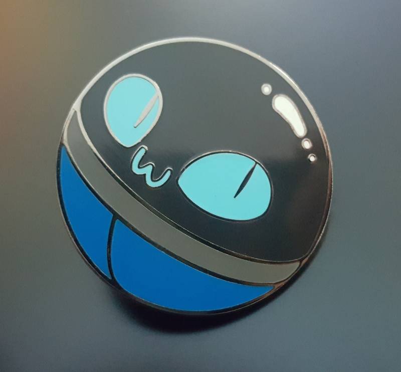 Owobot Helperbot Synth Enamel Pin von PurpleCoffeeCafe
