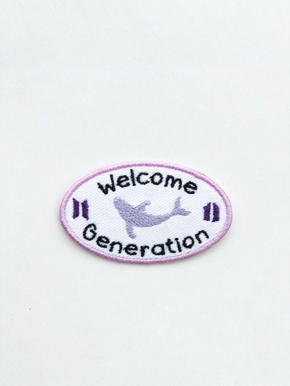 Welcome Generation - Bts Un Speech Bügelbild Aufnäher Für Tragetaschen, T-Shirts, Mützen, Jeans, Mäntel Und Vieles Mehr von PurpleEmbroideries