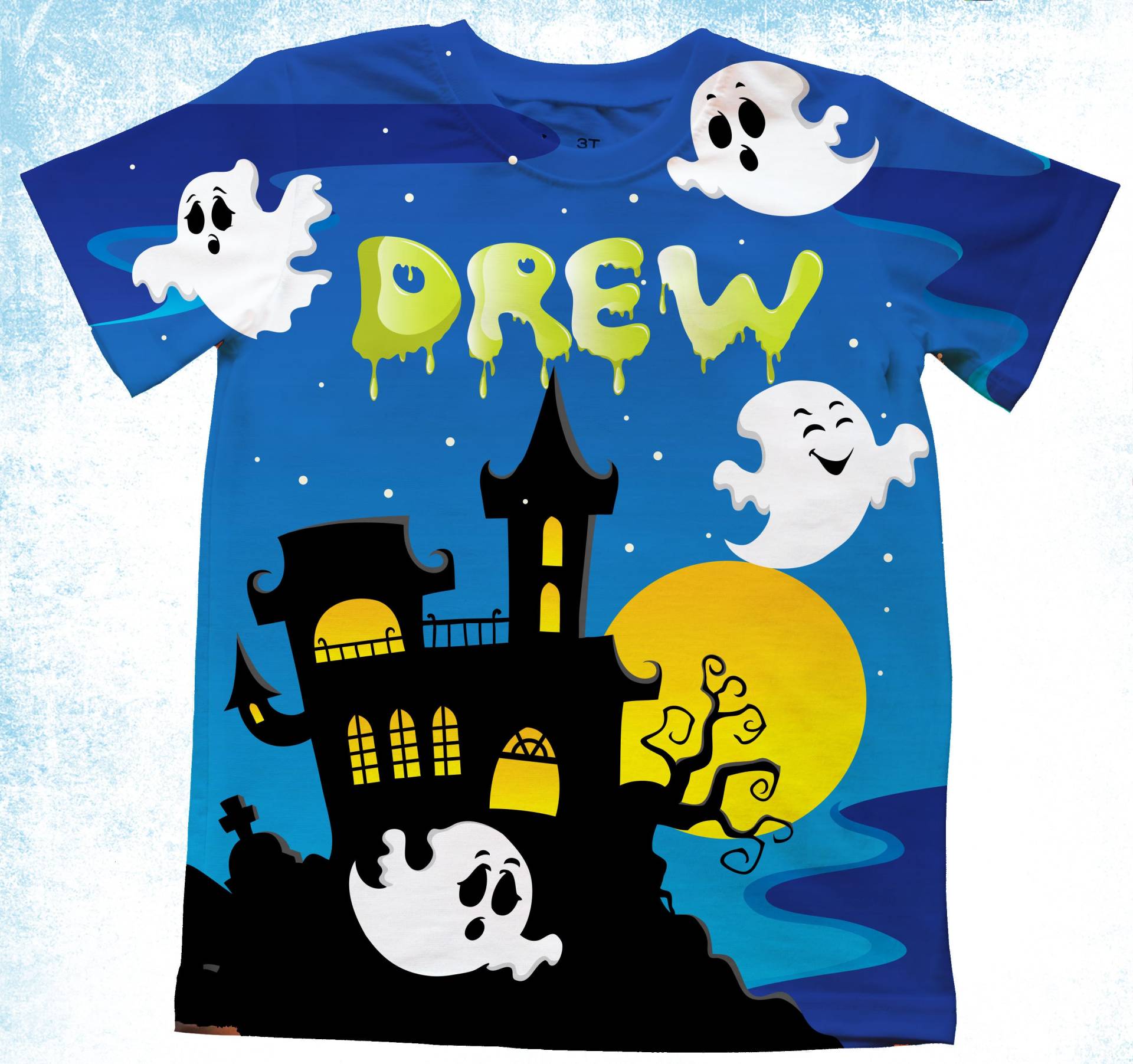 Halloween Geister T-Shirt/Personalisierte Spukhaus T-Shirts/Kinder Geburtstag Shirts/Onesie, Jugend® Und Erwachsene Shirts von PurpleRoseHouse