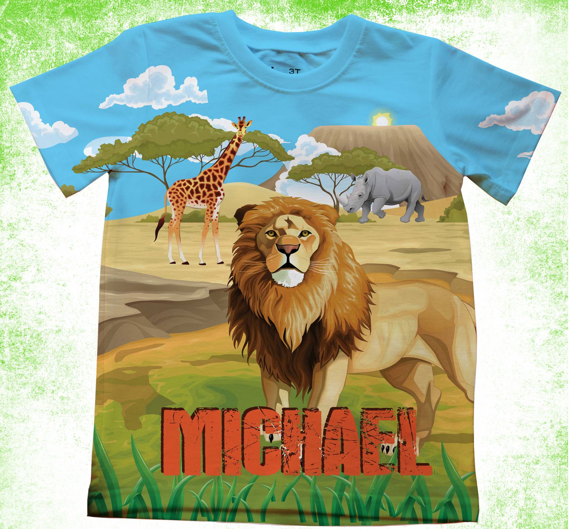 Löwe Geburtstagsshirt/Personalisierte Dschungel T-Shirts/Kindergeburtstag Shirt/Onesie, Jugend® Und Erwachsene Shirts/Familie Safari Shirts/King Of von PurpleRoseHouse