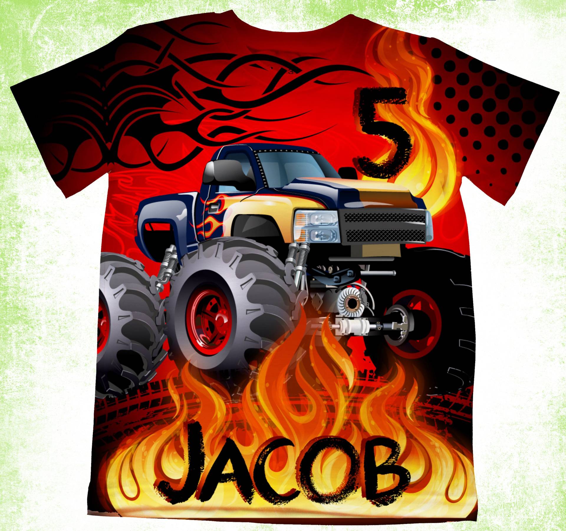 Personalisierte Monster Truck T-Shirts/Kindergeburtstag Shirt/Geburtstag Shirt/Onesie, Jugend® Und Erwachsene Shirts/Familie Shirts von PurpleRoseHouse