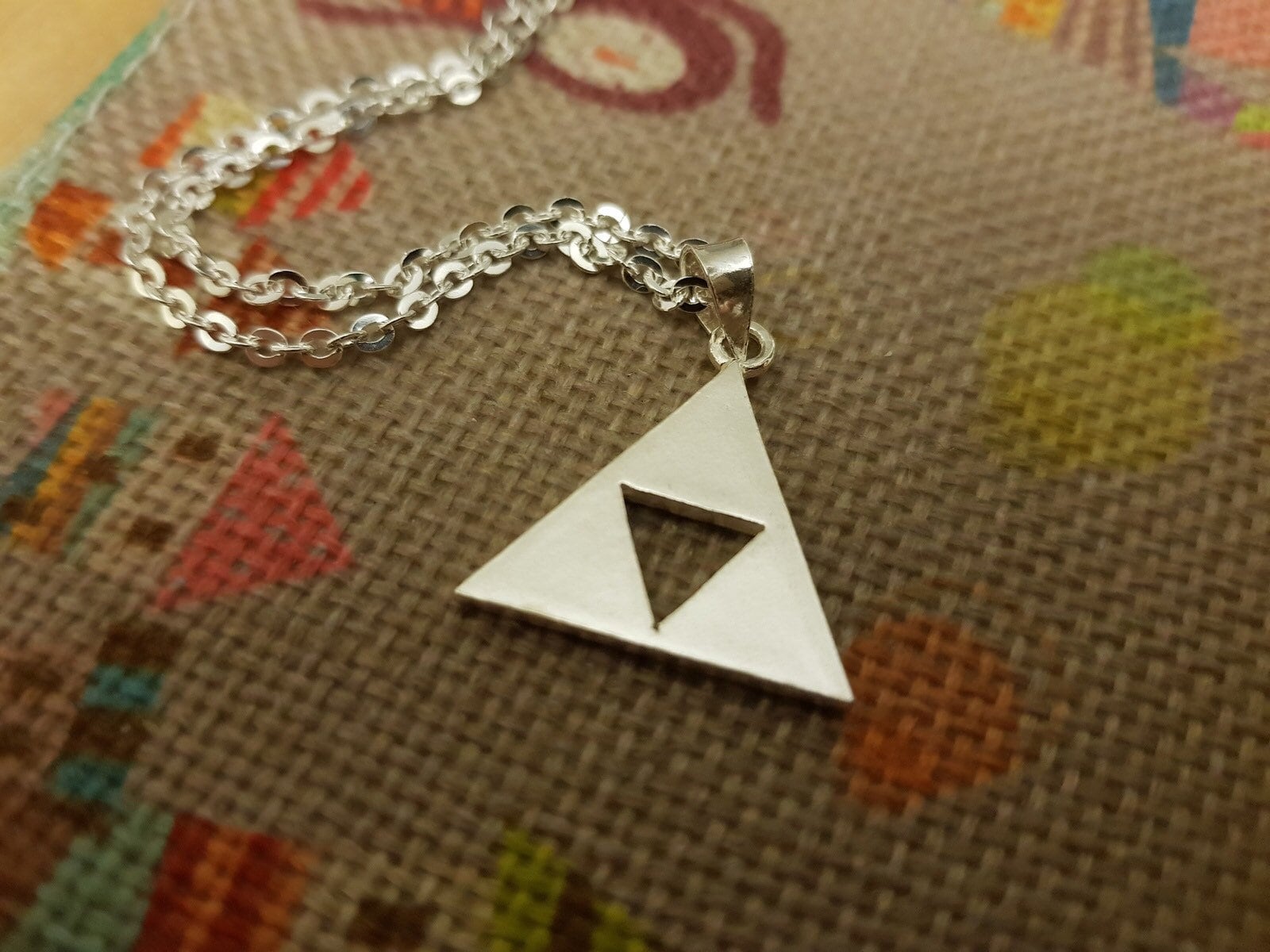 Anhänger - The Legend Of Zelda Triforce Nintendo 925 Silber Handmade Anhänger - The Legend Of Zelda Triforce Nintendo 925 Silber Handmade von PurpleSFScollections