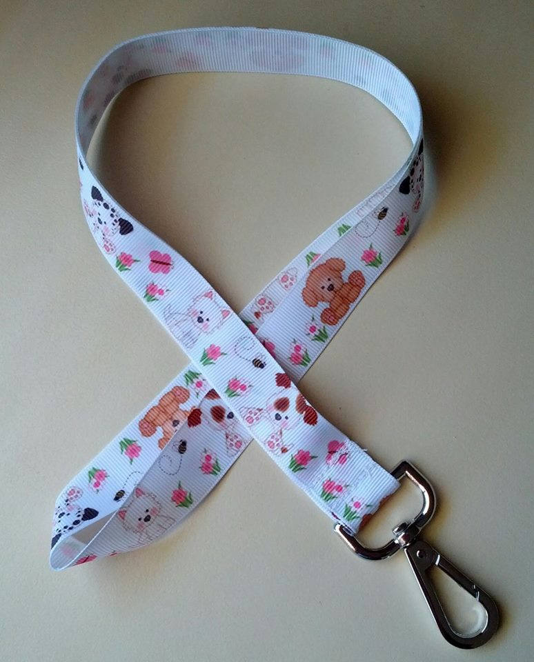 Hunde/Katze Pferd Schlüsselband Ausweishalter von Purpleponypets