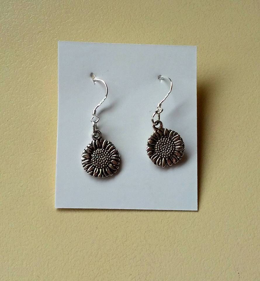 Sonnenblume Ohrringe von Purpleponypets