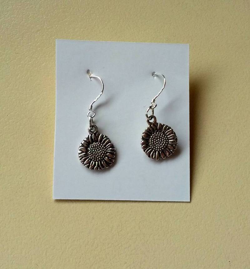 Sonnenblume Ohrringe von Purpleponypets