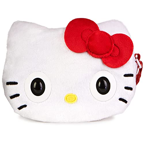 Purse Pets, Sanrio Hello Kitty and Friends, Hello Kitty, interaktive Stofftier-Handtasche mit über 30 Geräuschen und Reaktionen, Kinderspielzeug für Mädchen von Purse Pets