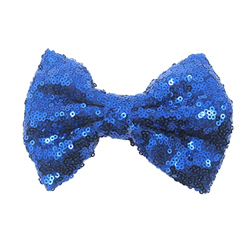 Glitzer Pailletten Haarspangen Kinder Schleifen Pailletten Mädchen Haarnadel Teenager Haarschmuck Bowknot Bling Haarspange Kopfbedeckung Glitzernde für Karneval, Mottoparty, Silvester von Pursuit-W