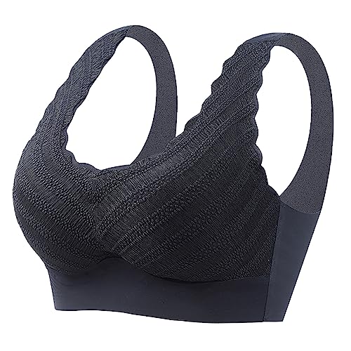 PISPARA Ion Lifting Correction Lymphvity Silk Ion Shaping & leistungsstarkerAtmungsaktiver Komfort-BH Bustier Entgiftung Ohne Bügel Leichte Sport-BHS Weicher Bequeme Stretch Klassische Bustier von Pursuit-W