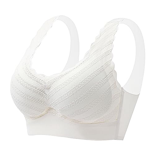 PISPARA Ion Lifting Correction Lymphvity Silk Ion Shaping & leistungsstarkerAtmungsaktiver Komfort-BH Bustier Entgiftung Ohne Bügel Leichte Sport-BHS Weicher Bequeme Stretch Klassische Bustier von Pursuit-W