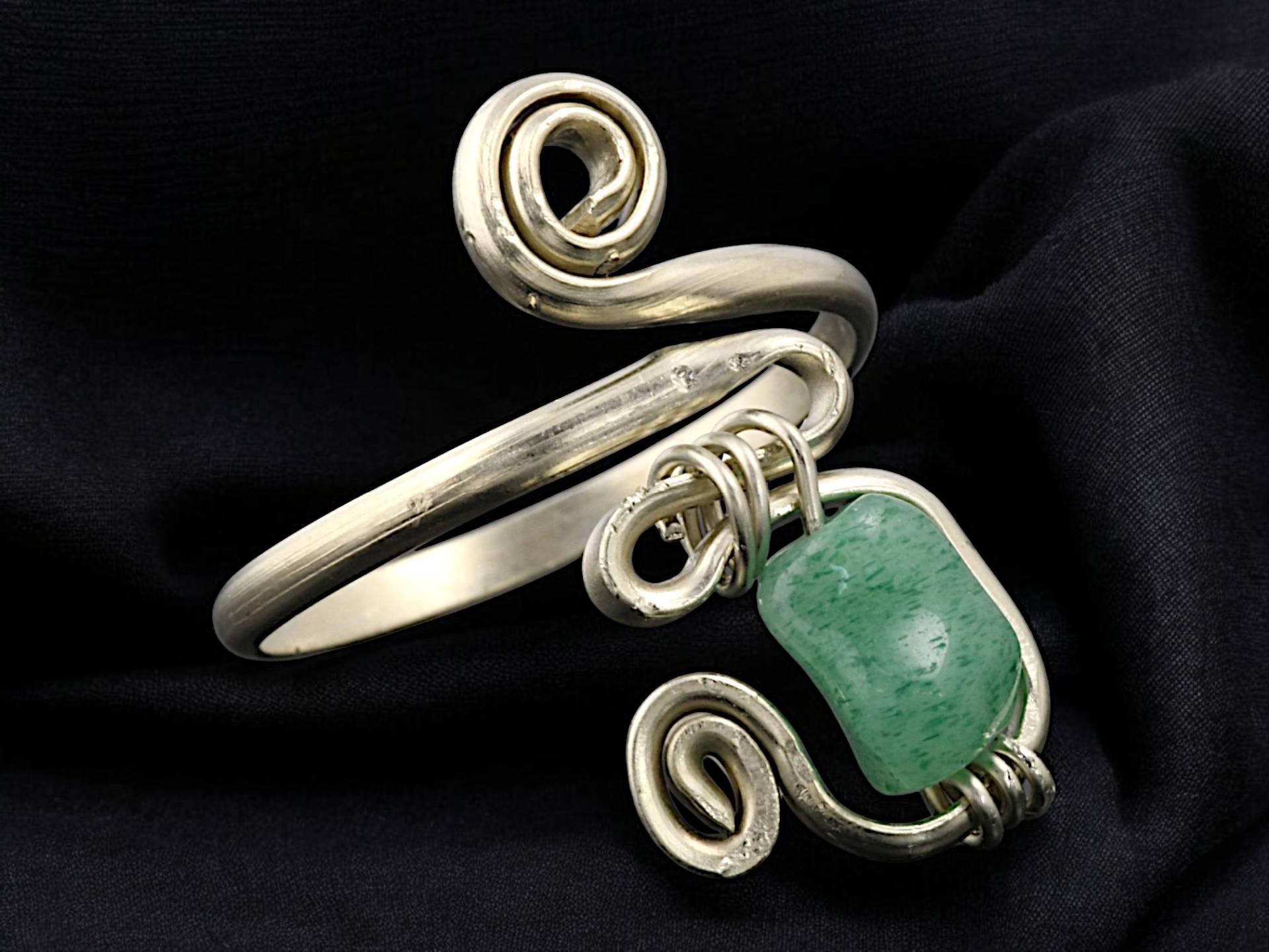 Verstellbarer Aventurin Oder Azurit/Malachit Ring - Flexibel Anpassbar Verspielt Verstellbarer Aventurin Oder Azurit/Malachit Ring - Flexibel Anpassbar Verspielt von Purzelschmuck
