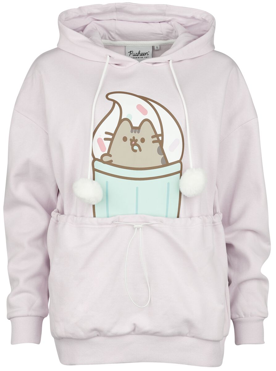 Pusheen Kapuzenpullover - Cat - S bis XXL - für Damen - Größe L - rosa  - EMP exklusives Merchandise! von Pusheen