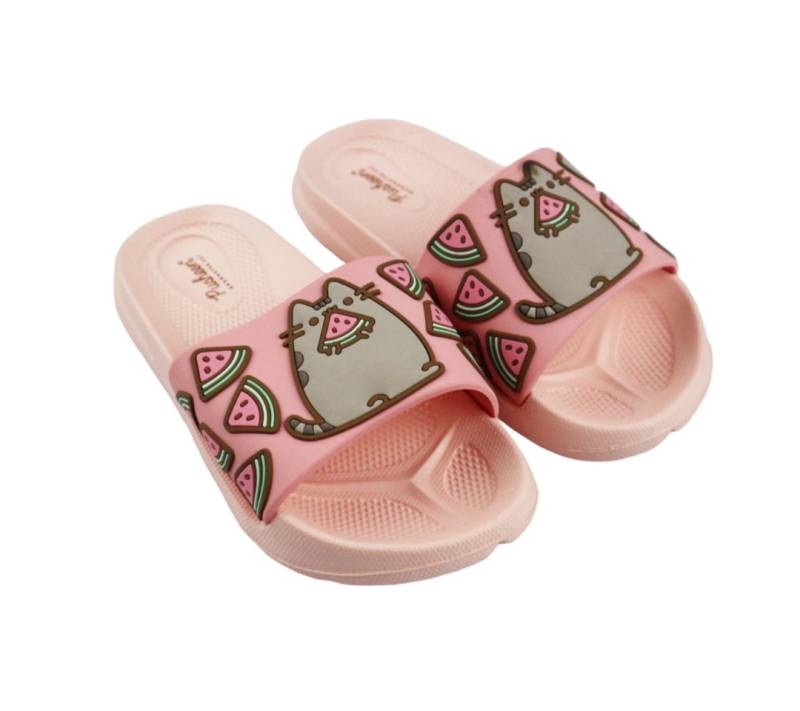 Pusheen Pusheen The Cat 3D Optik Kinder Mädchen Sandalen Sandale Gr. 26 bis 34 von Pusheen