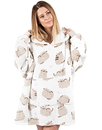 Pusheen Vuddie Übergroße Decke Hoodie Frauen Damenkatze Weiße Fleece von Pusheen