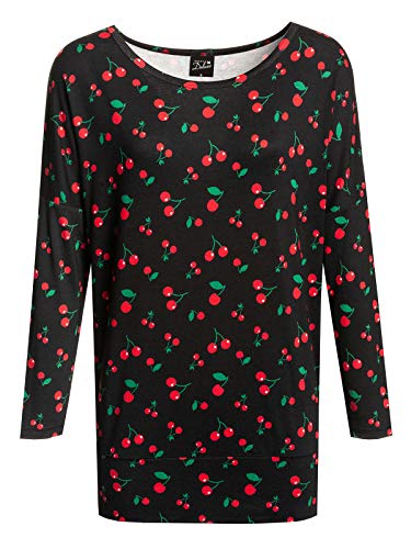 Pussy Deluxe Cherries Damen Langarmshirt, Größe:S von Pussy Deluxe