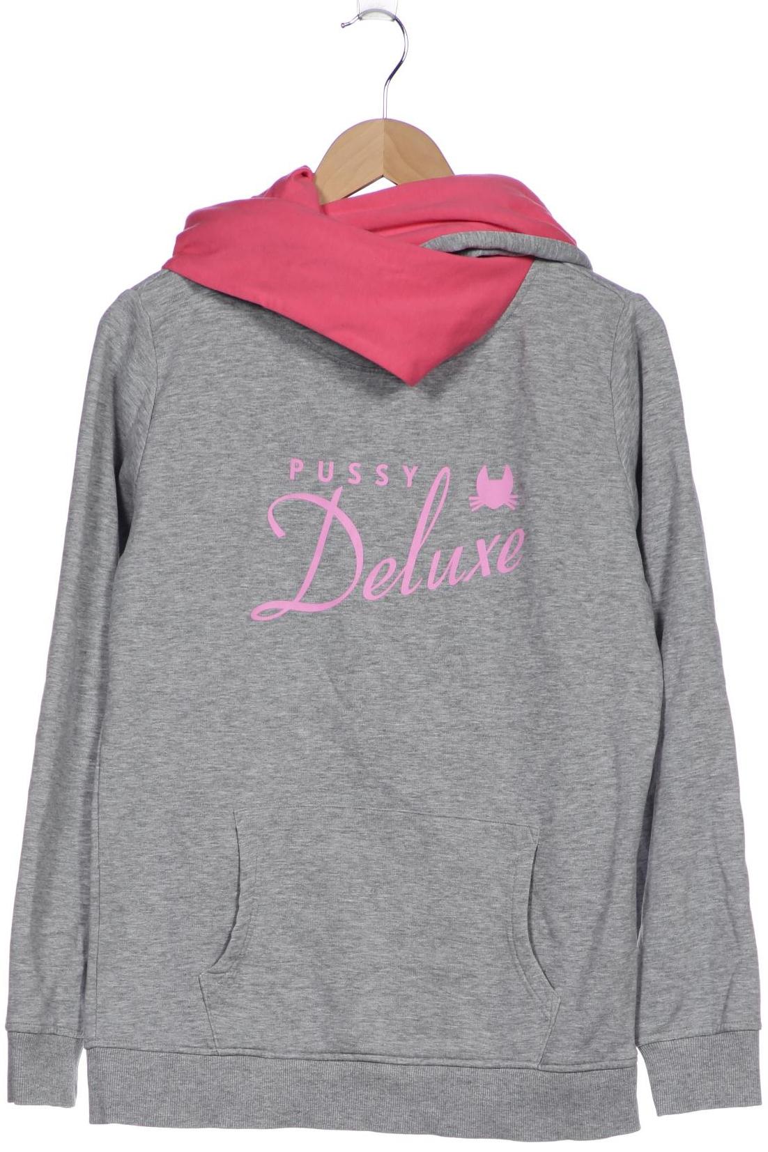 Pussy Deluxe Damen Kapuzenpullover, grau von Pussy Deluxe