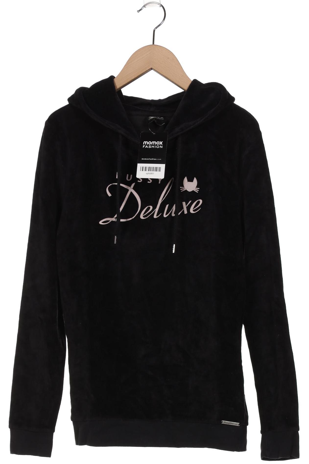 Pussy Deluxe Damen Kapuzenpullover, schwarz von Pussy Deluxe