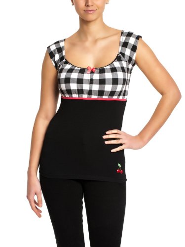 Pussy Deluxe Evie Shirt Plaid Black/White, Größe:M von Pussy Deluxe