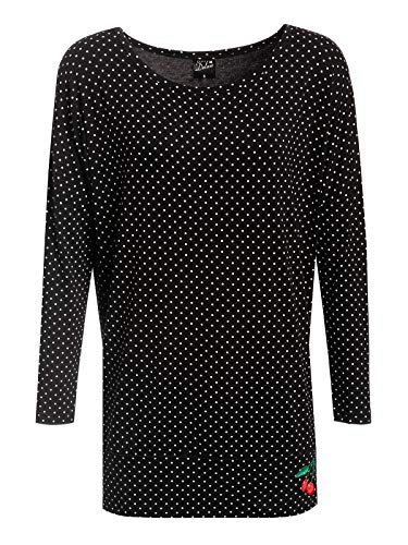 Pussy Deluxe Little Dots Damen Langarmshirt, Größe:S von Pussy Deluxe