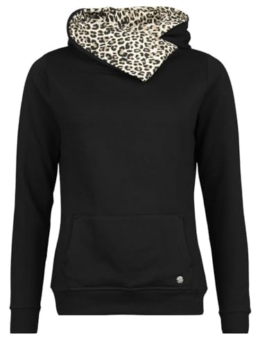 Pussy Deluxe Special Leo Shawl Hoodie Damen Kapuzenpullover schwarz/Allover, Größe:M von Pussy Deluxe