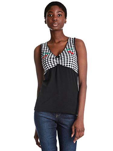 Pussy Deluxe Vichy Cherry Damen Tanktop, Größe:XXL von Pussy Deluxe