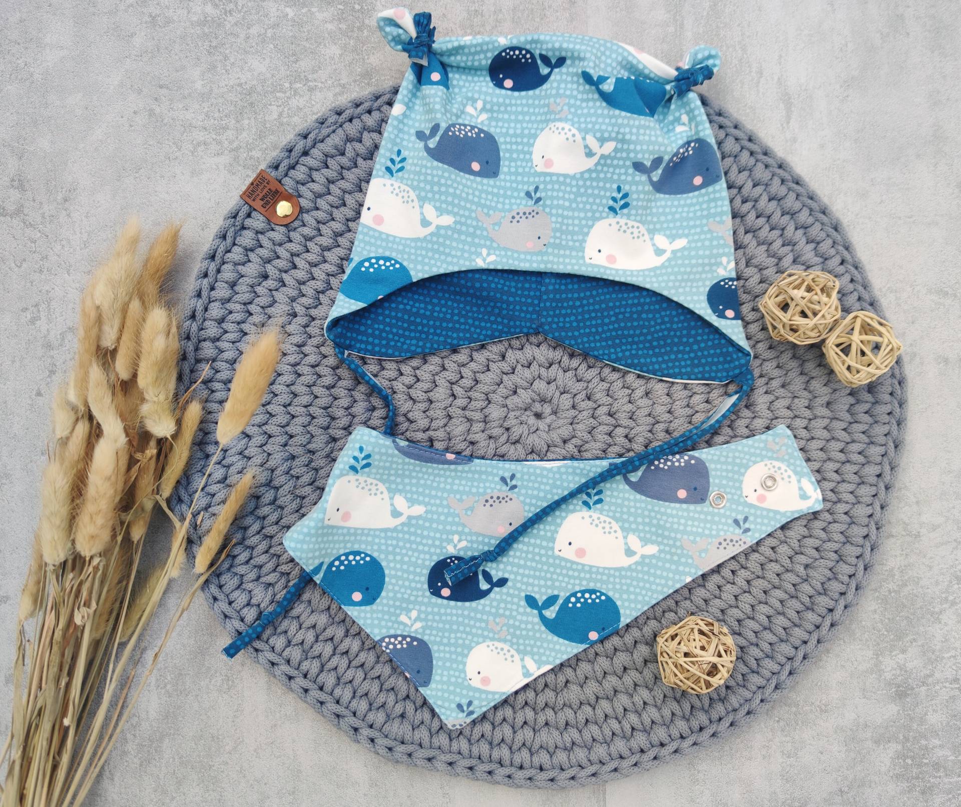 Bindemütze Und Halstuch Set, Babyset, Biostoff, Mütze Tuch, Kinder Ku 49-51 Bindemütze Und Halstuch Set, Babyset, Biostoff, Mütze Tuch, Kinder Ku 49-51 von PustefuesschenShop