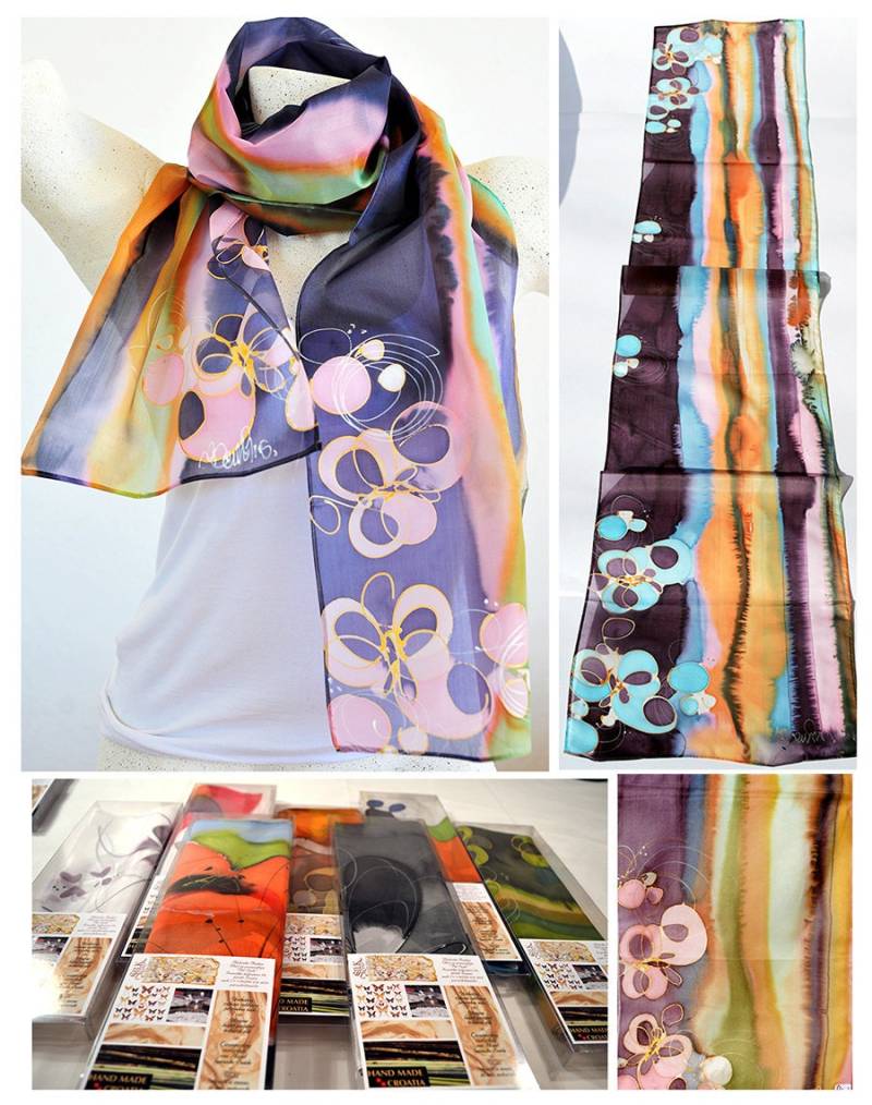 Seide, Handgefertigte, Einzigartige Accessoires, Geschenk-Idee, Schöne Moderne Schal, Seidenschal, Geschenk Für Sie, 100 % Seide Seide, Handgefertigte, Einzigartige Accessoires, Geschenk-Idee, Schöne Moderne Schal, Seidenschal, Geschenk Für Sie, 100 % Seide von PutSvile