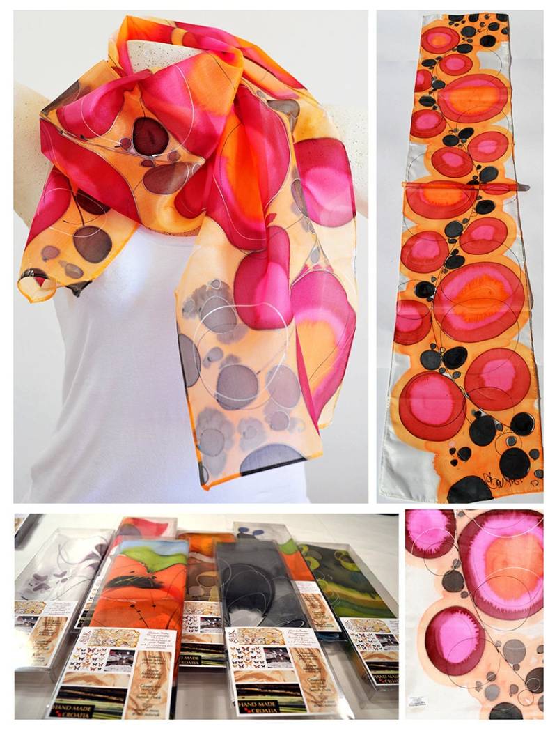 Seide Schal, Handgefertigt, Einzigartige, Seide-Zubehör, Geschenkidee, Schöne Moderne Geschenk Für Sie, 100 % Seide Schal, Handgefertigt, Einzigartige, Seide-Zubehör, Geschenkidee, Schöne Moderne Geschenk Für Sie, 100 % von PutSvile