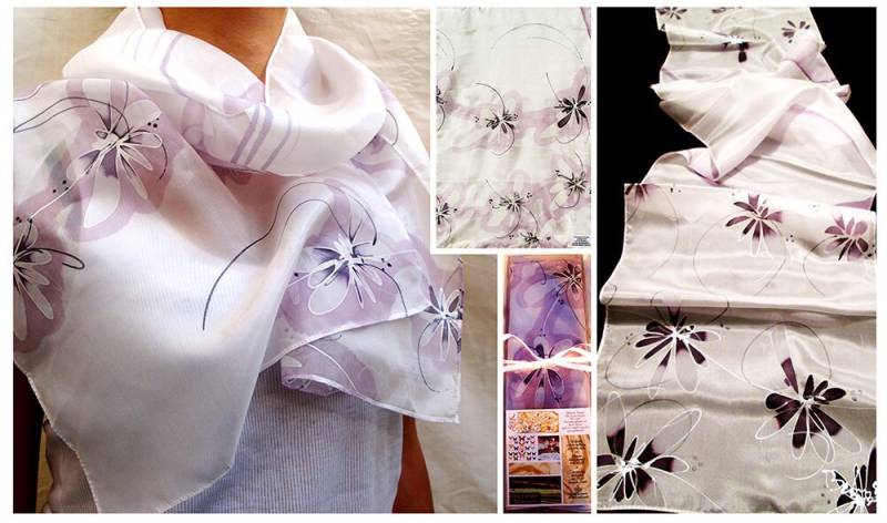 Seide Schal, Handgefertigt, Einzigartige, Seide-Zubehör, Geschenkidee, Schöne Moderne Geschenk Für Sie, 100 % Seide Schal, Handgefertigt, Einzigartige, Seide-Zubehör, Geschenkidee, Schöne Moderne Geschenk Für Sie, 100 % von PutSvile