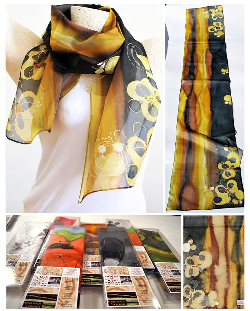 Seidenschal, Handarbeit, Unikat, Seide Zubehör, Geschenk-Idee, Schöne Moderne Schal, Geschenk Für Sie, 100 % Seidenschal, Handarbeit, Unikat, Seide Zubehör, Geschenk-Idee, Schöne Moderne Schal, Geschenk Für Sie, 100 % von PutSvile