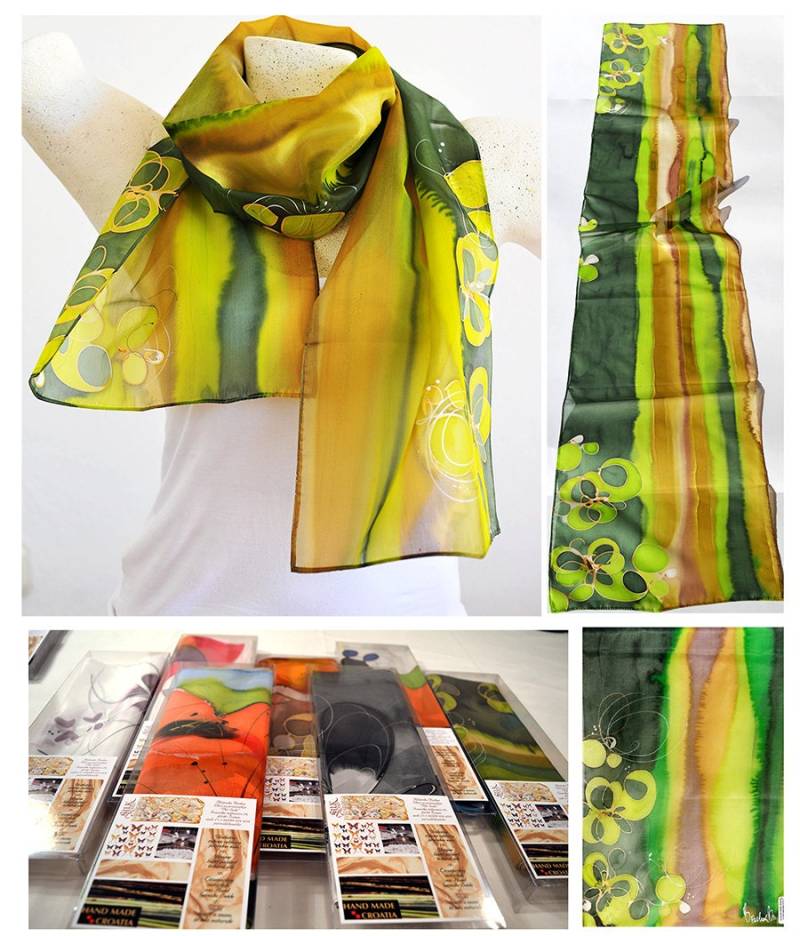 Seidenschal, Handgefertigt, Einzigartig, Seide Zubehör, Geschenkidee, Schöne Moderne Schal, Geschenk Für Sie, 100 % Seidenschal, Handgefertigt, Einzigartig, Seide Zubehör, Geschenkidee, Schöne Moderne Schal, Geschenk Für Sie, 100 % von PutSvile