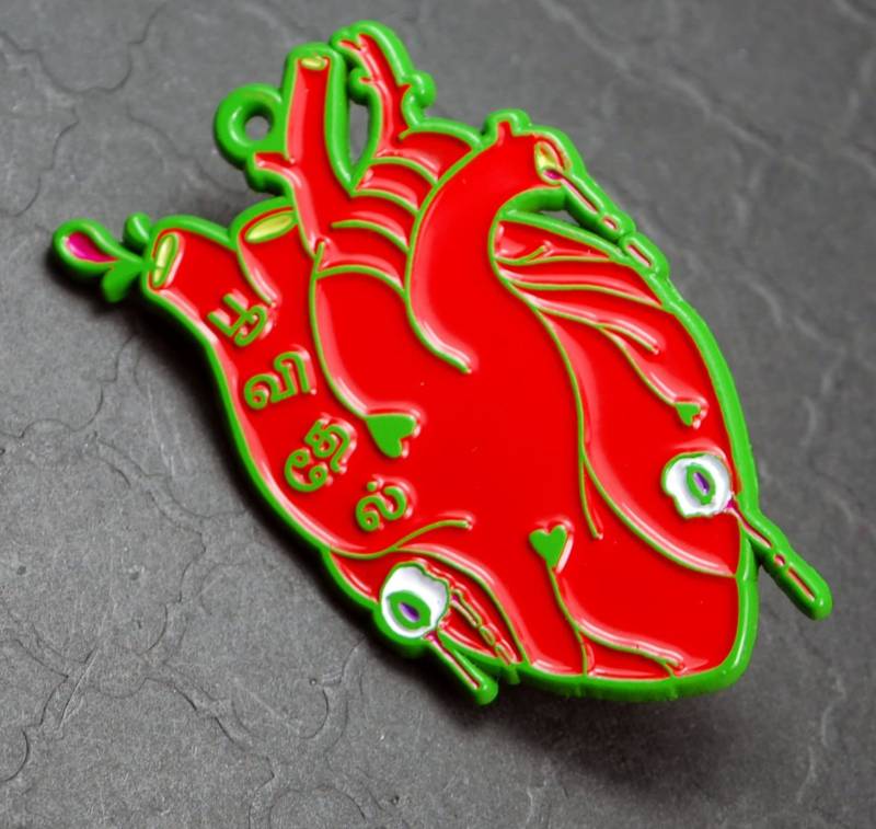 Some Bodies Anatomical Heart Gurokawaii Emaille Pin von Puvithel