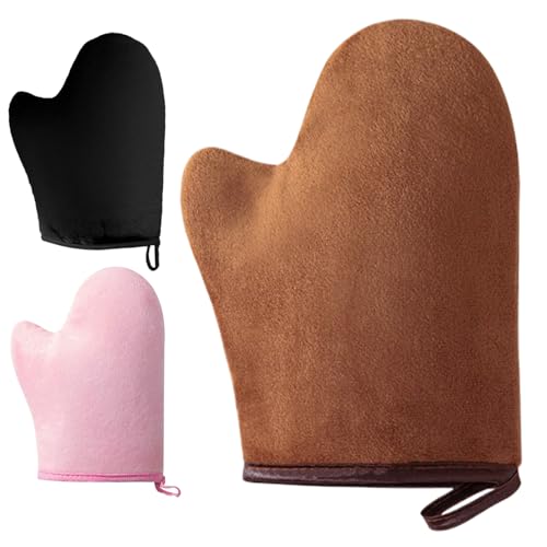 3Pcs Selbstbräunung Handschuh-Applikator, Bräunungshandschuh, Doppelseitige Selbstbräunungshandschuhe Mit Daumen, Selbstbräunungshandschuh, Waschbarer & Wiederverwendbarer, Für Frauen Und Männer 3Pcs Selbstbräunung Handschuh-Applikator, Bräunungshandschuh, Doppelseitige Selbstbräunungshandschuhe Mit Daumen, Selbstbräunungshandschuh, Waschbarer & Wiederverwendbarer, Für Frauen Und Männer von Puwaiio