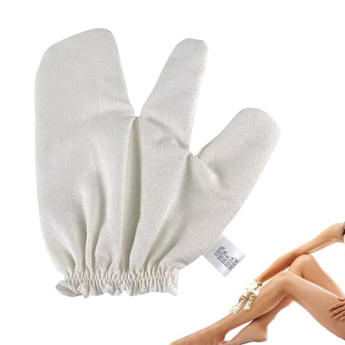 Massagehandschuhe Aus Rohseide, Seidenpeeling-Duschmassagehandschuhe, Trockenbürstenhandschuh, Tiefenpeeling-Handschuhe Für Die Badewanne, Für Männer Und Frauen, Badehandschuhe Für Körper Und Gesicht Massagehandschuhe Aus Rohseide, Seidenpeeling-Duschmassagehandschuhe, Trockenbürstenhandschuh, Tiefenpeeling-Handschuhe Für Die Badewanne, Für Männer Und Frauen, Badehandschuhe Für Körper Und Gesicht von Puwaiio