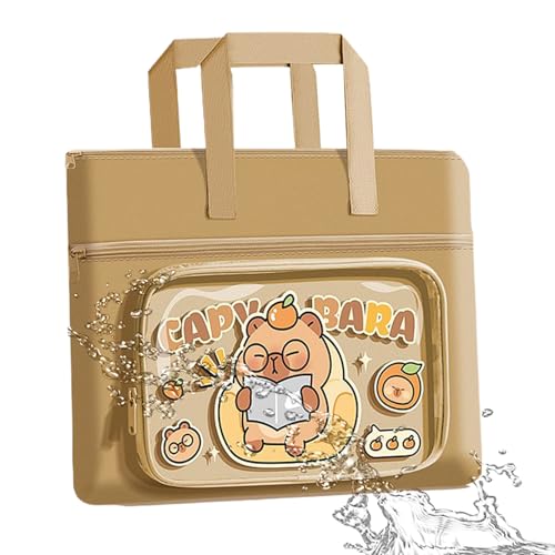 Puwaiio Bibliothek Tragetasche | Cartoon Laptop Arbeitstasche - Wasserdichte Schultasche Mit Reißverschluss Für Schule Reise Wochenende Picknick Puwaiio Bibliothek Tragetasche | Cartoon Laptop Arbeitstasche - Wasserdichte Schultasche Mit Reißverschluss Für Schule Reise Wochenende Picknick von Puwaiio