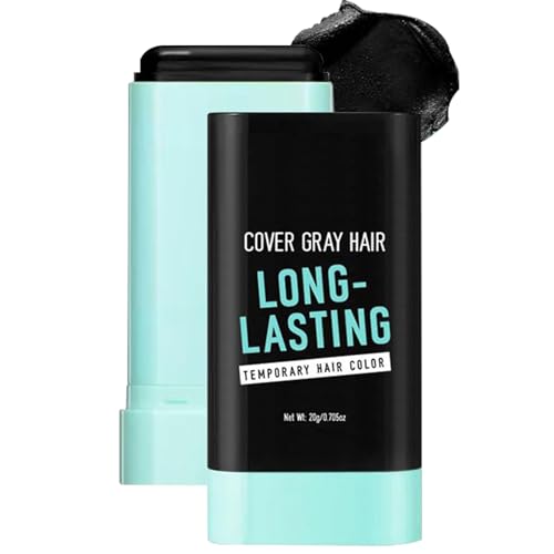 Puwaiio Haarfarbstift Für Graues Haar - Dunkler Haarfarbstift Für Grauabdeckung | Natürlicher Farbstift Für Täglichen Gebrauch Im Salon Für Kopfhaut Bart Frauen Männer von Puwaiio