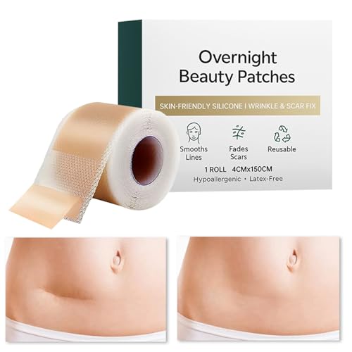 Puwaiio Silikonband für Narben | Silikon-Narbenstreifen | Erholung Haut Reparatur Tape für Beine Hände Arme Hals tägliche Pflege Frauen Männer Erwachsene Teenager Ältere Menschen von Puwaiio