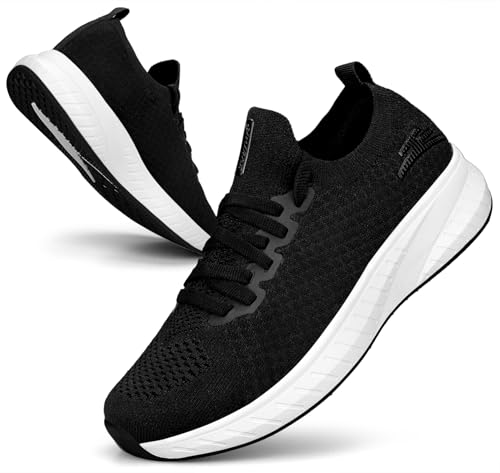 Puweco Damen Sportschuhe Laufschuhe Turnschuhe Sneaker Freizeit Straßenlaufschuhe Leichtgewichts Atmungsaktiv Fashion Walkingschuhe Outdoor Fitness Jogging von Puweco