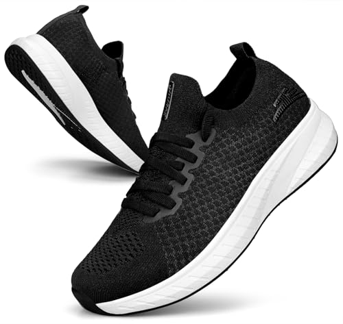 Puweco Damen Sportschuhe Laufschuhe Turnschuhe Sneaker Freizeit Straßenlaufschuhe Leichtgewichts Atmungsaktiv Fashion Walkingschuhe Outdoor Fitness Jogging von Puweco