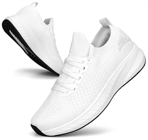 Puweco Damen Sportschuhe Laufschuhe Turnschuhe Sneaker Freizeit Straßenlaufschuhe Leichtgewichts Atmungsaktiv Fashion Walkingschuhe Outdoor Fitness Jogging von Puweco
