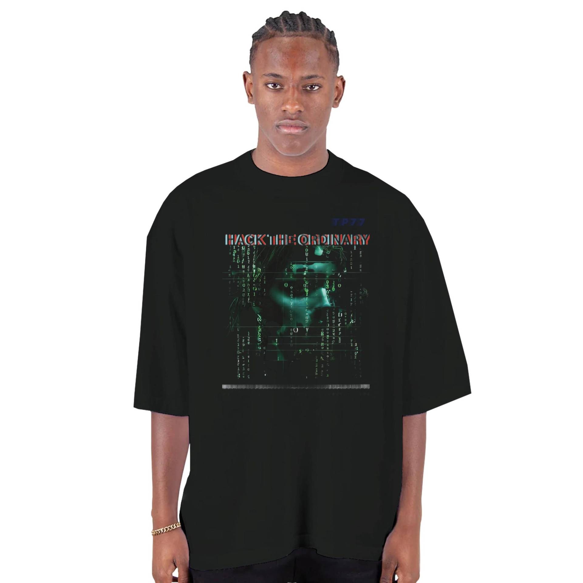 Hack The Ordinary T-Shirt - Übergroßes Im Matrix-stil Kleidung Für Hacker Und Programmierer Geek-Geschenk von PuzzlePeakCo