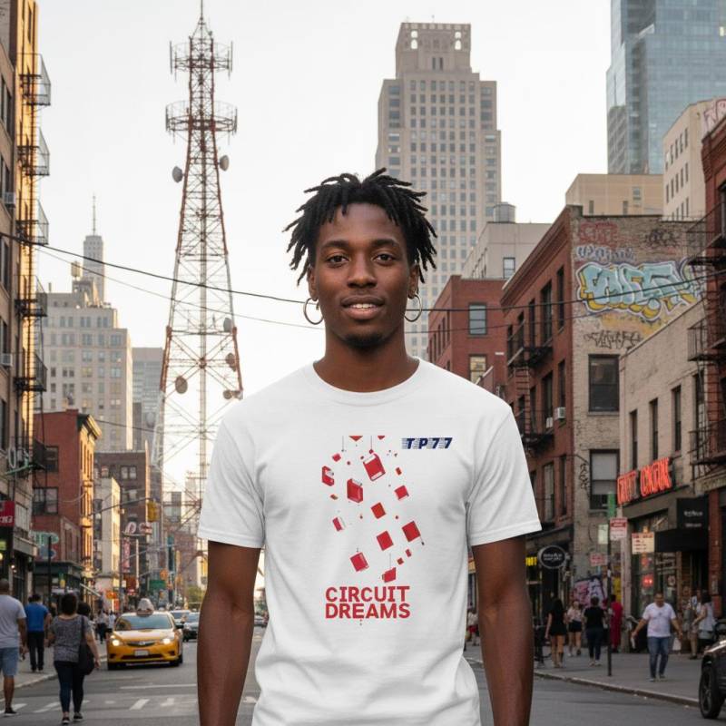 Tp77 Circuit Dreams T-Shirt - Geek Für Programmierer Unisex-Kleidung Aus Weicher Baumwolle von PuzzlePeakCo